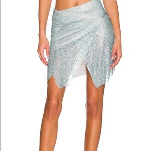 POSTER GIRL The Dawn Cerulean Blue Crystal Skirt